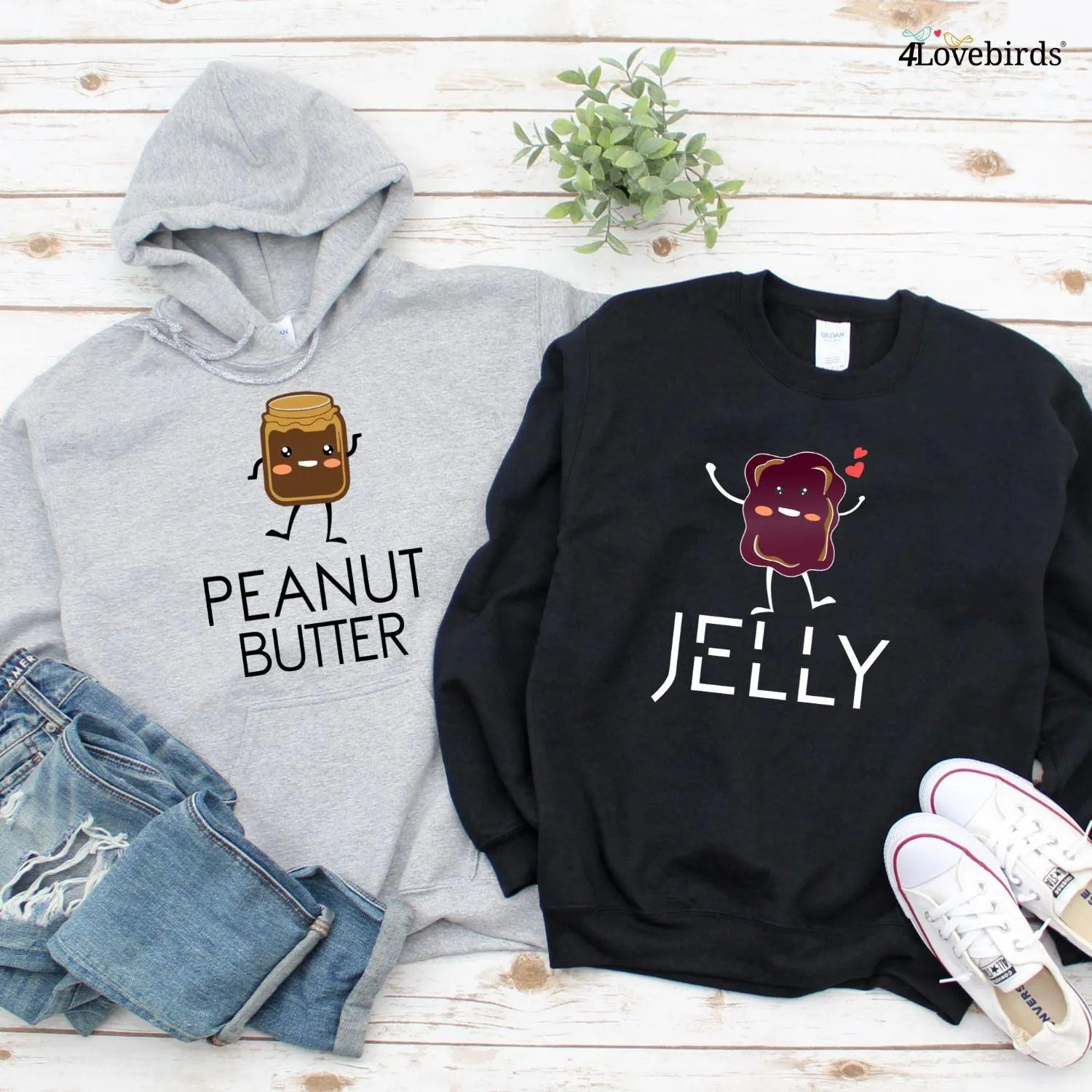 Peanut Butter & Jelly Matching Set: Perfect for Couples!