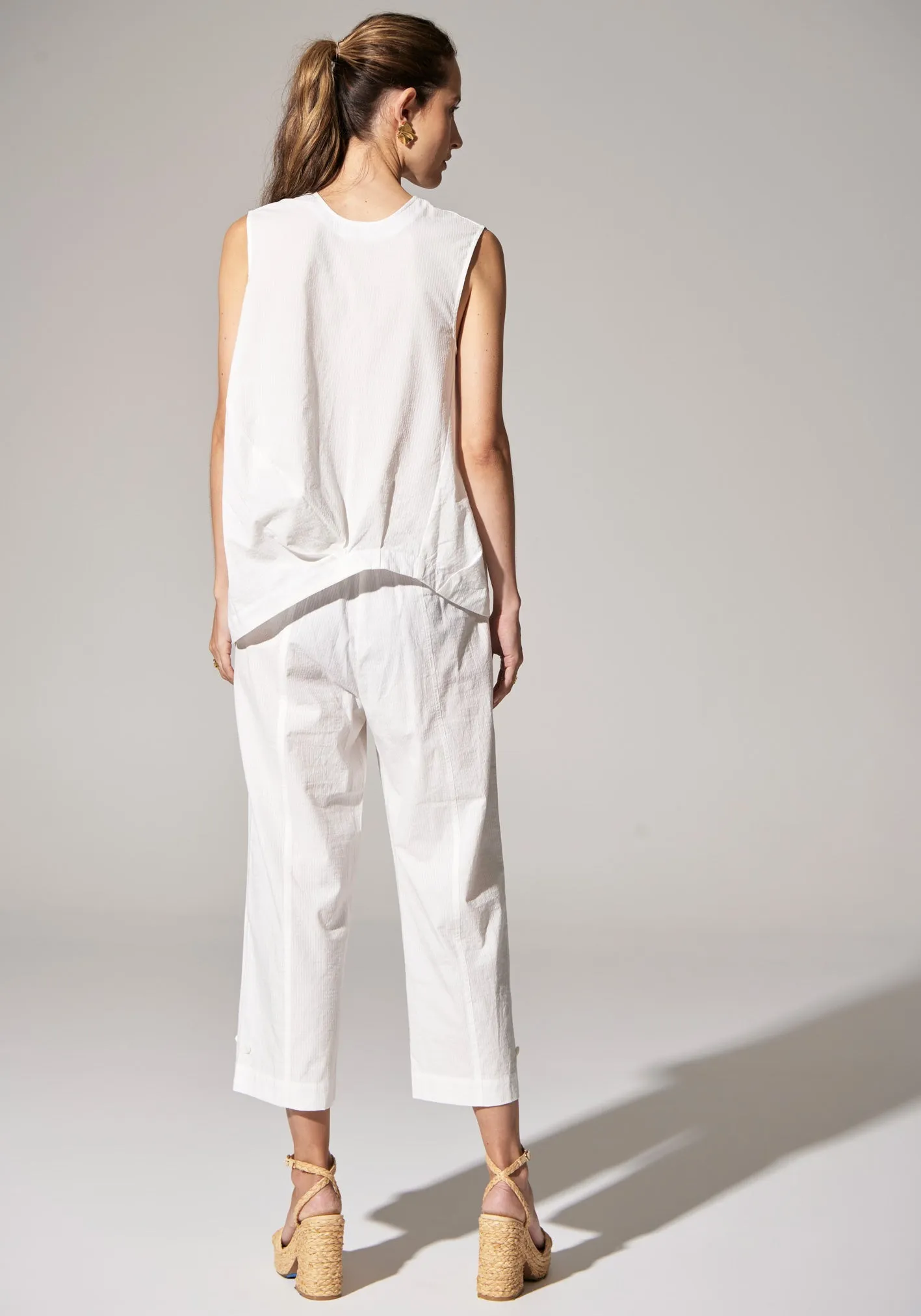 POL - Ava Convertible Pant White