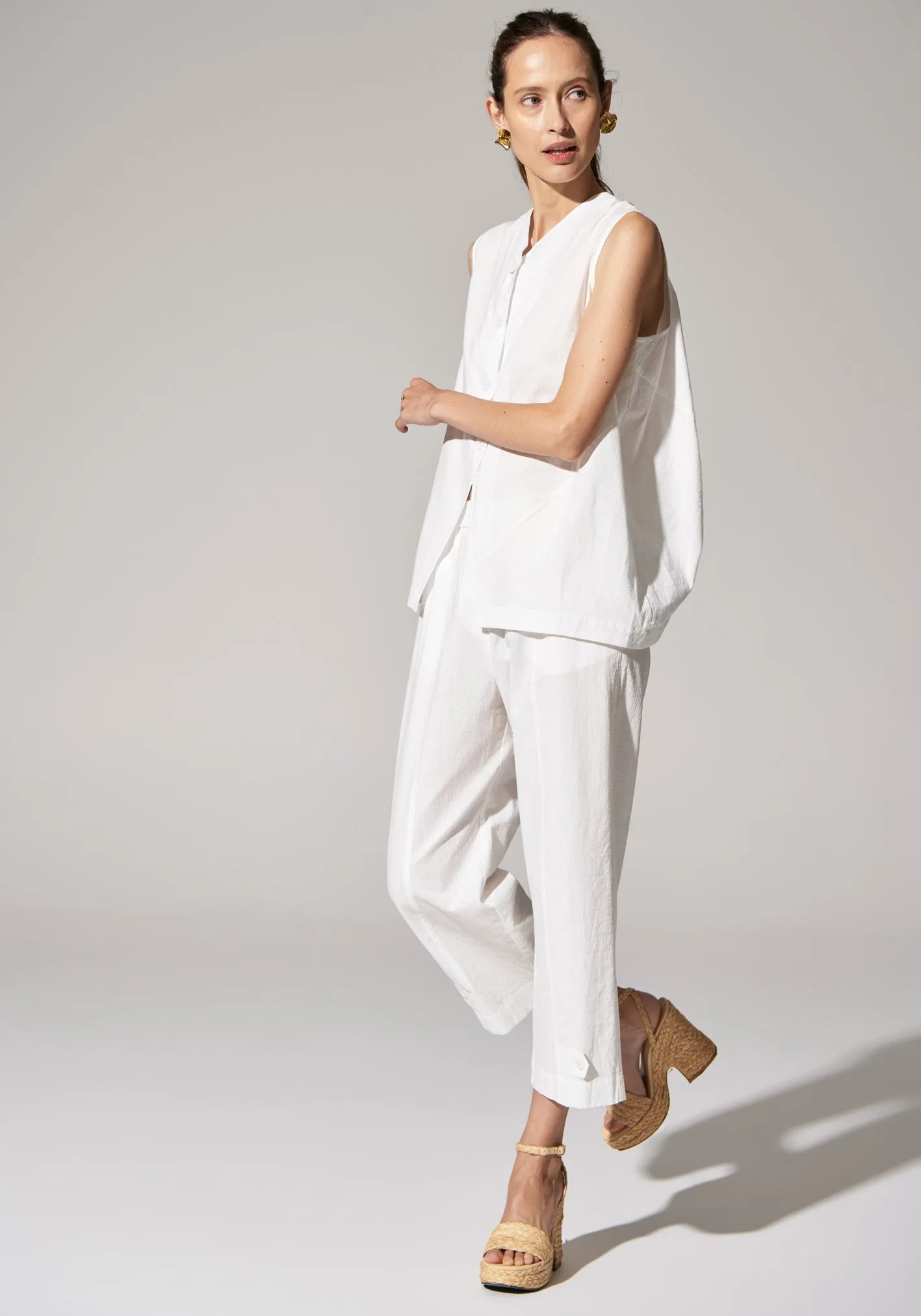 POL - Ava Convertible Pant White