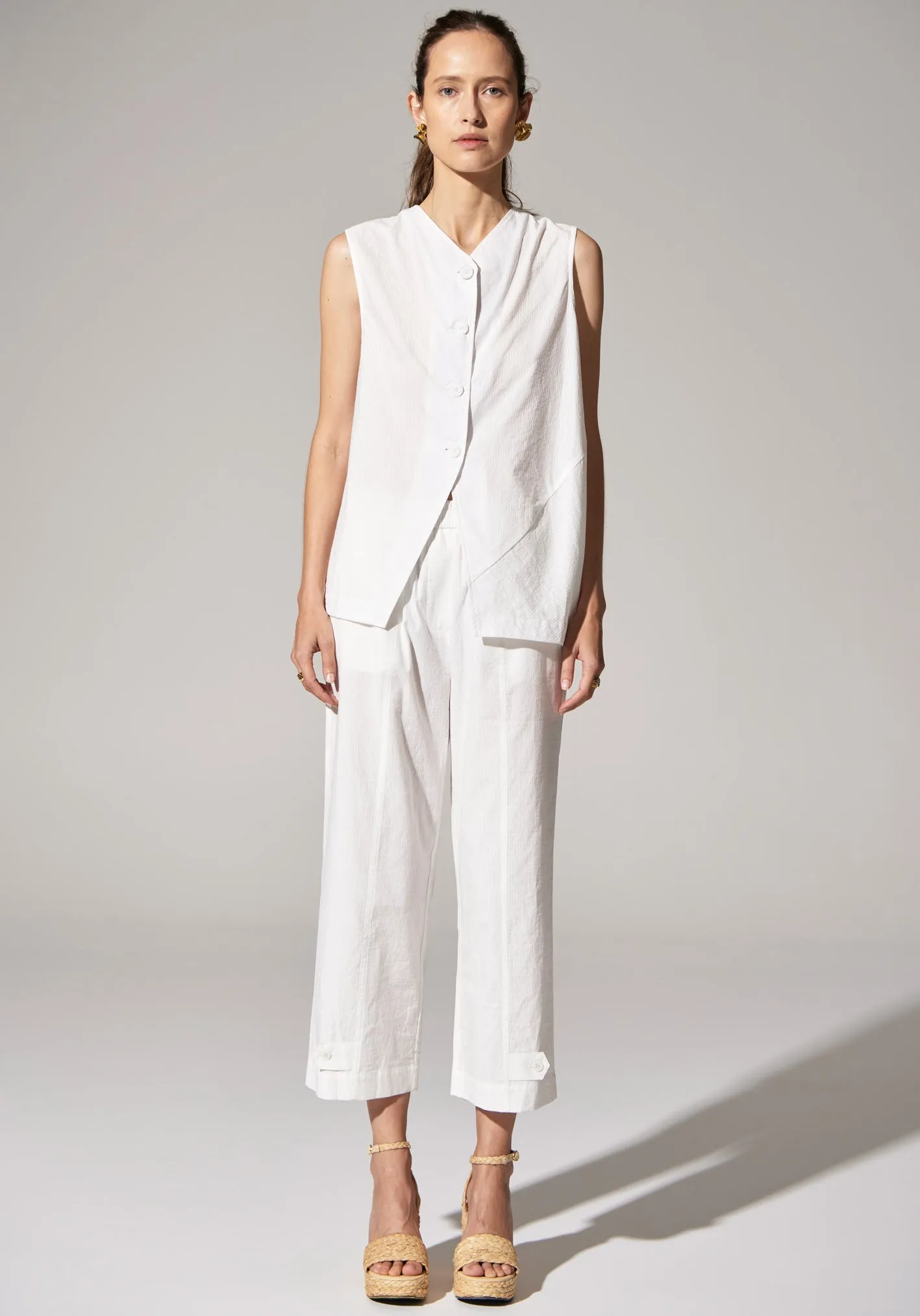 POL - Ava Convertible Pant White