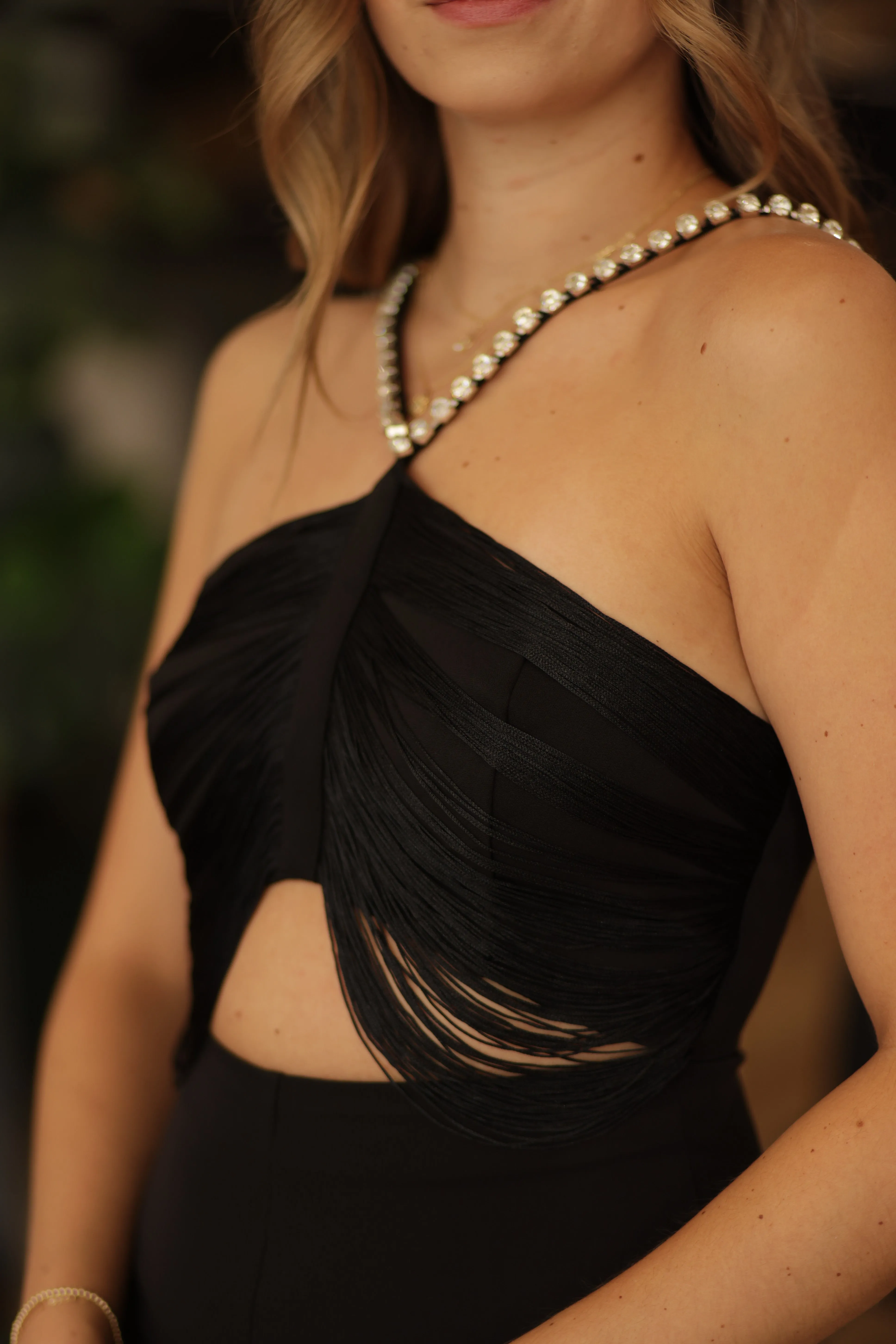 Porcia Fringe Jumpsuit