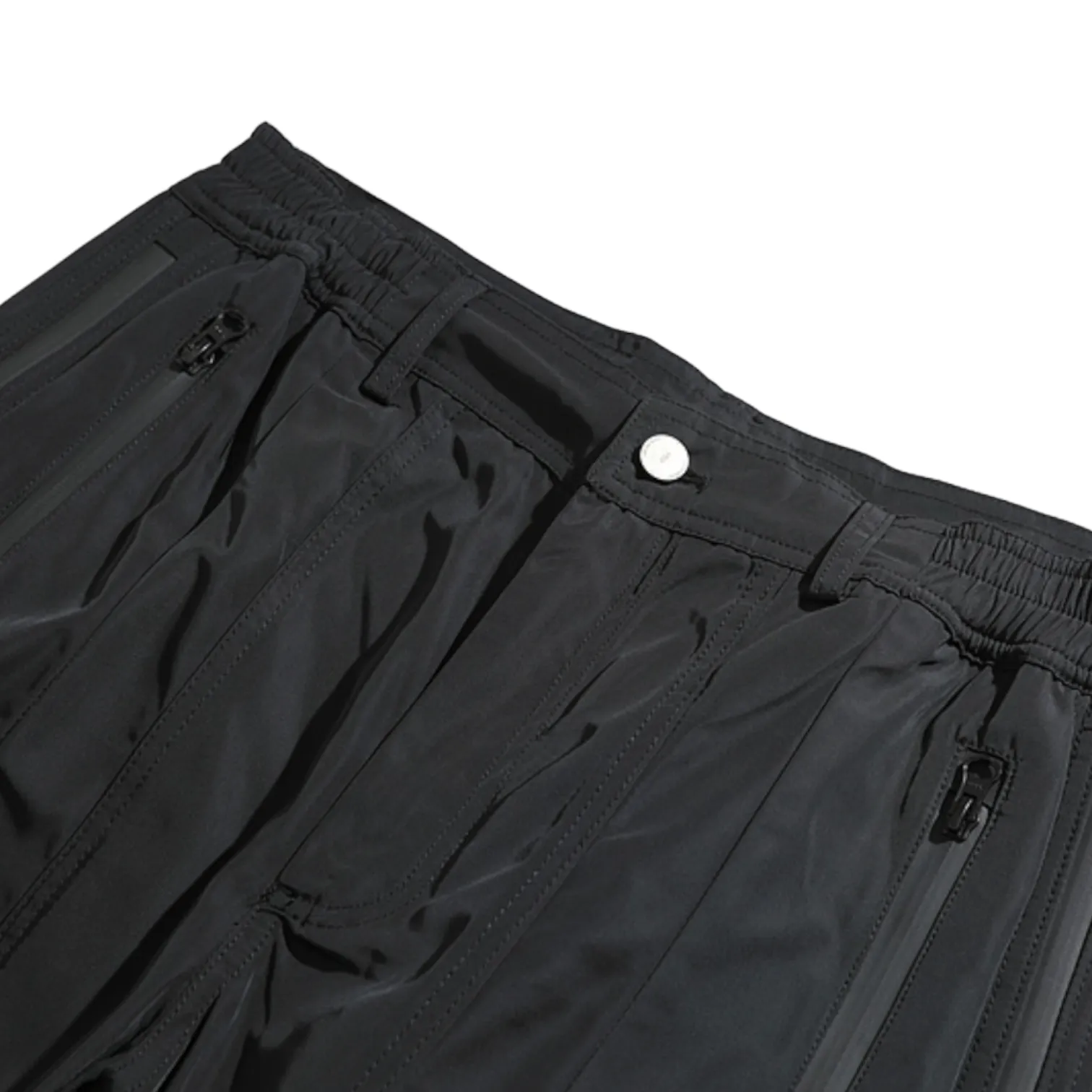 Relaxed fit multi zipper technical pants