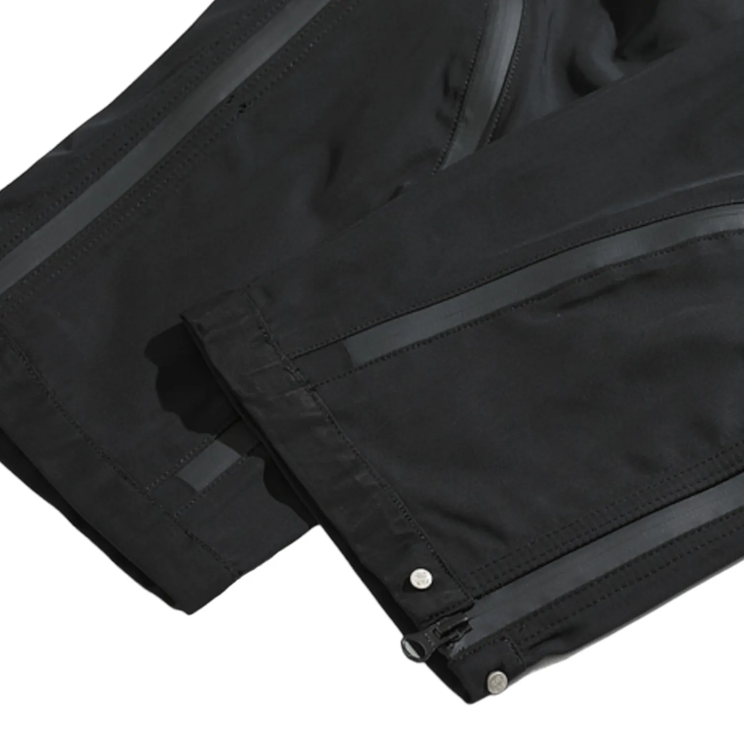 Relaxed fit multi zipper technical pants