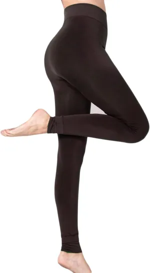 Romastory Women's Winter Warm Stretchy Thermal Leggings Pants Fleece Lined Tights