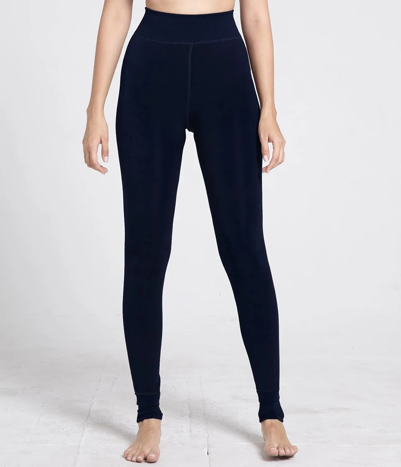 Romastory Women's Winter Warm Stretchy Thermal Leggings Pants Fleece Lined Tights