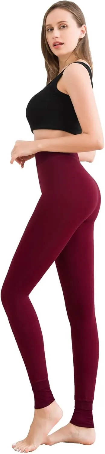Romastory Women's Winter Warm Stretchy Thermal Leggings Pants Fleece Lined Tights