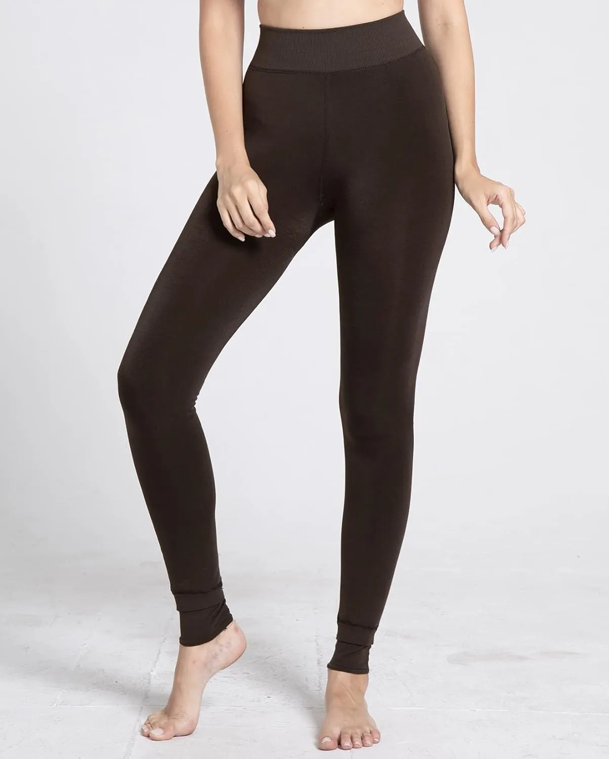 Romastory Women's Winter Warm Stretchy Thermal Leggings Pants Fleece Lined Tights
