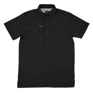SanJac Midnight Coahuila Short Sleeve Pearl Snap Men's Shirt