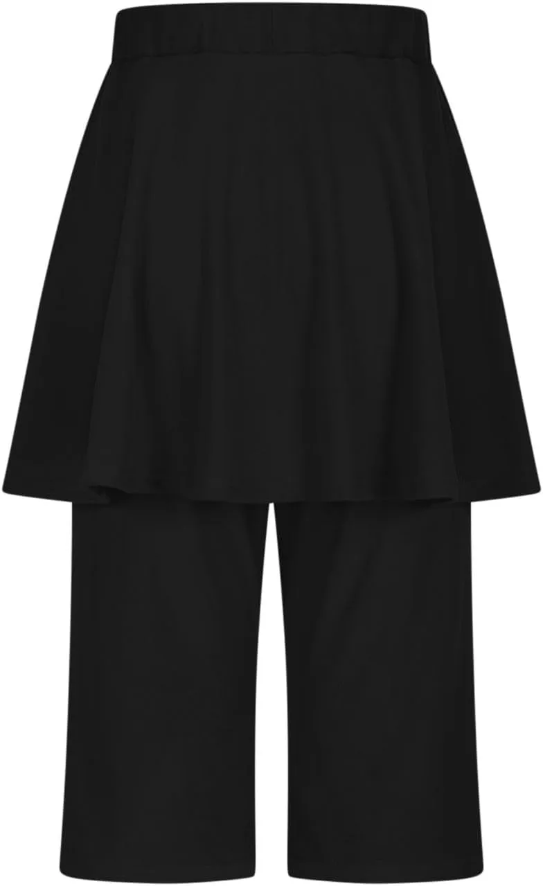 Skirted Leggings for Women High Waist Tennis Golf Skorts Capris Athletic Running Stretchy Skorts Gym Sport Leggings