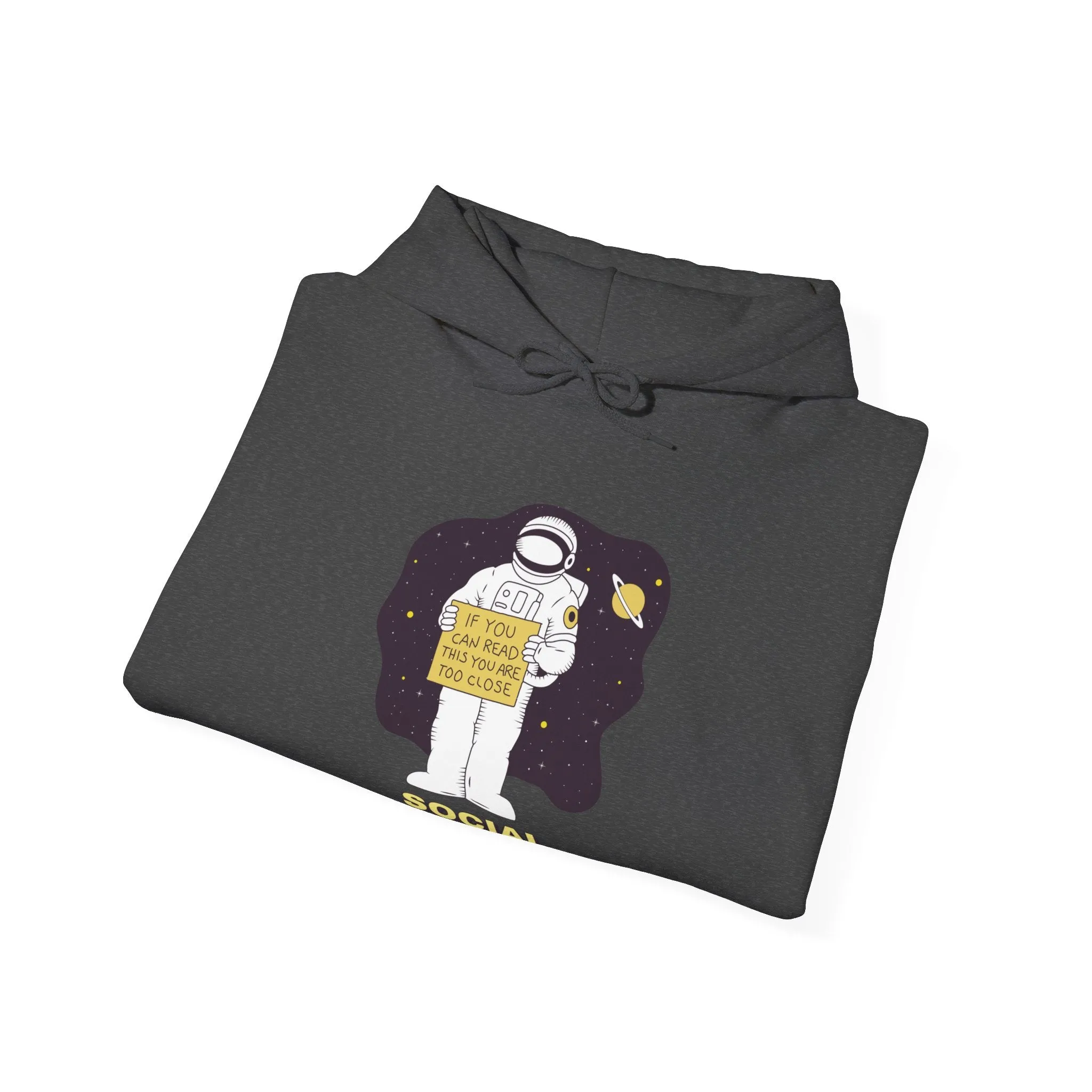 Social Distancing Astronaut Funny Sci-Fi Hoodie
