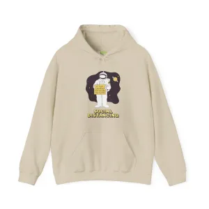 Social Distancing Astronaut Funny Sci-Fi Hoodie