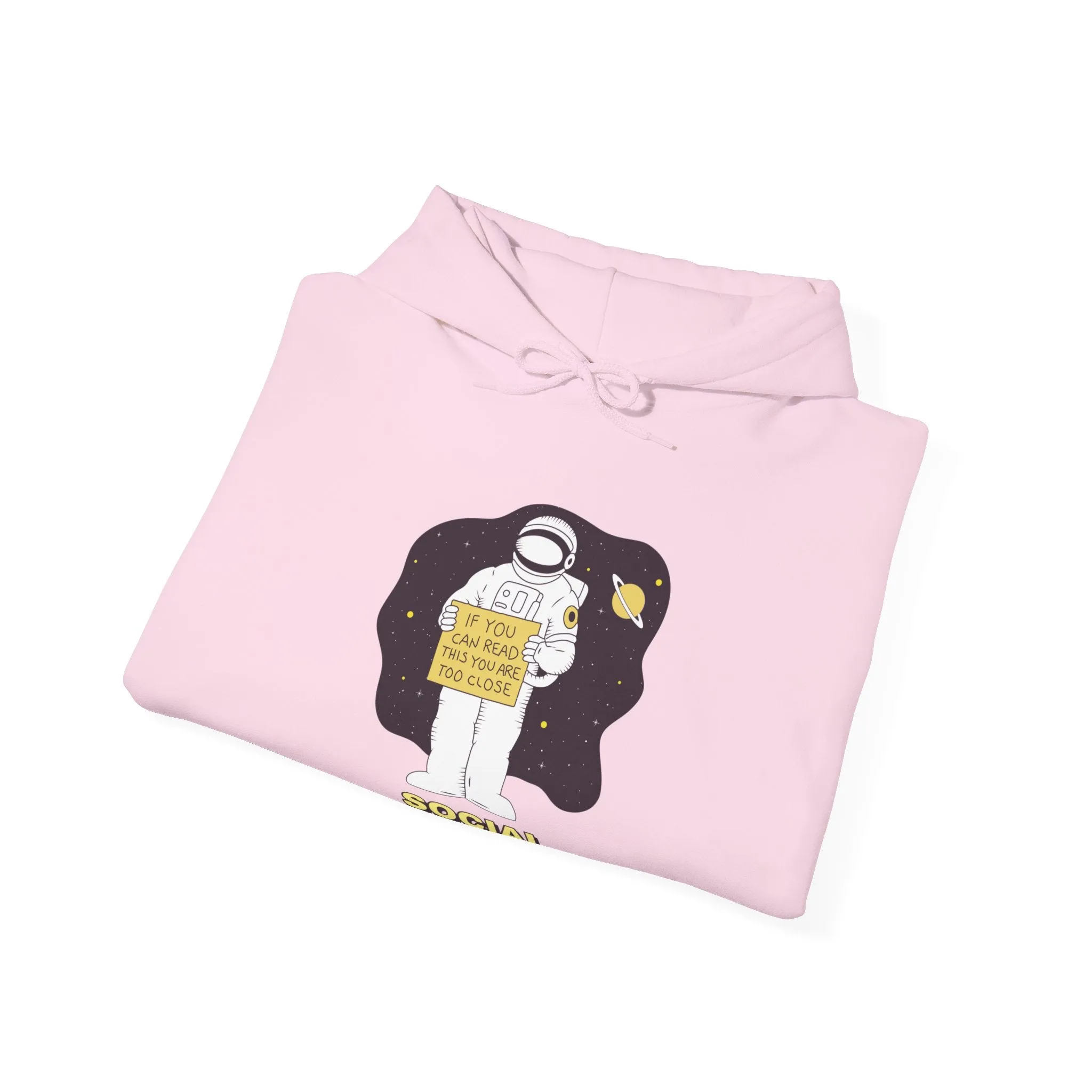 Social Distancing Astronaut Funny Sci-Fi Hoodie