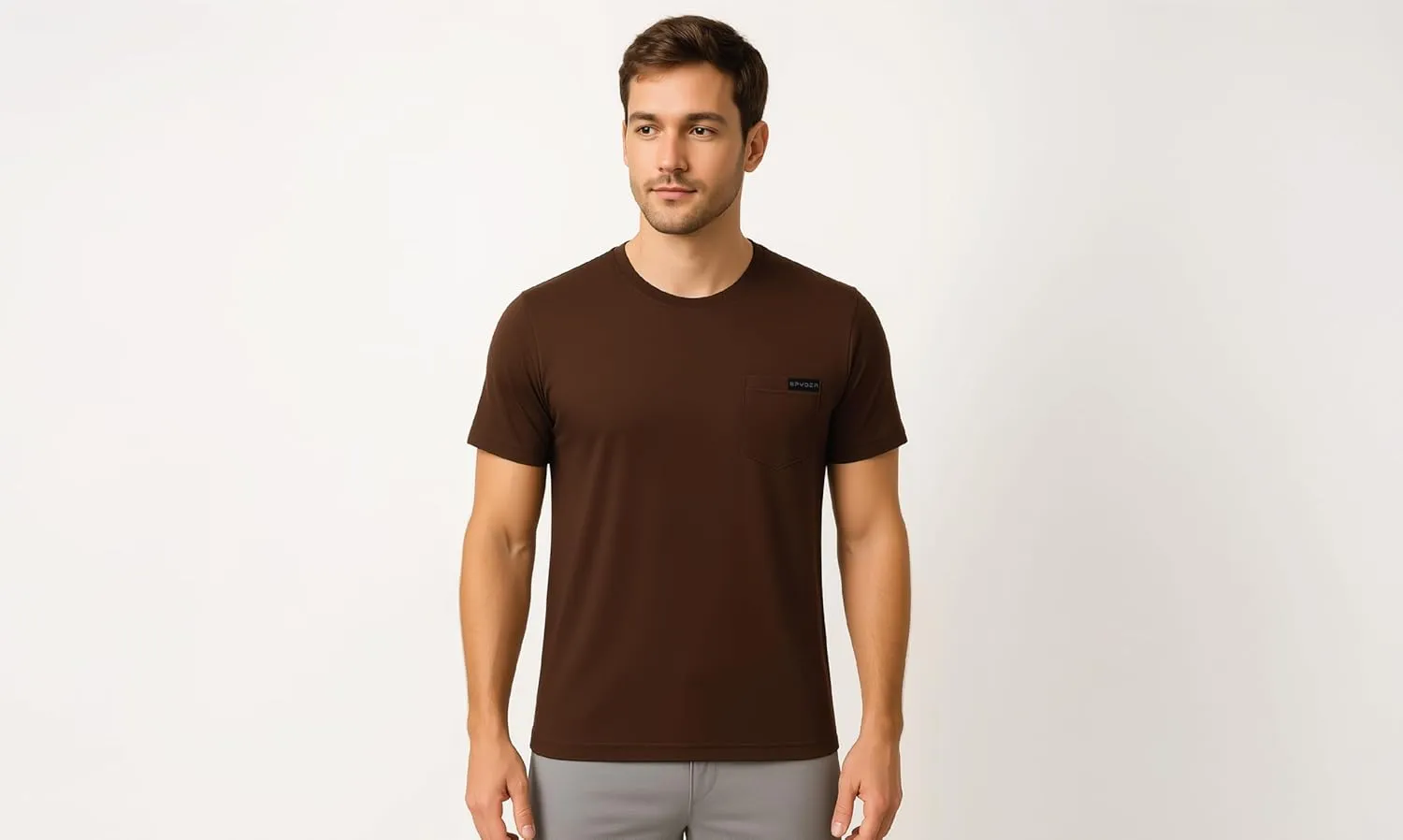 Spyder Mens Performance Moisture Wicking Crew Neck Undershirts/Ultra Soft Stretch Sports T-Shirt W/Pocket