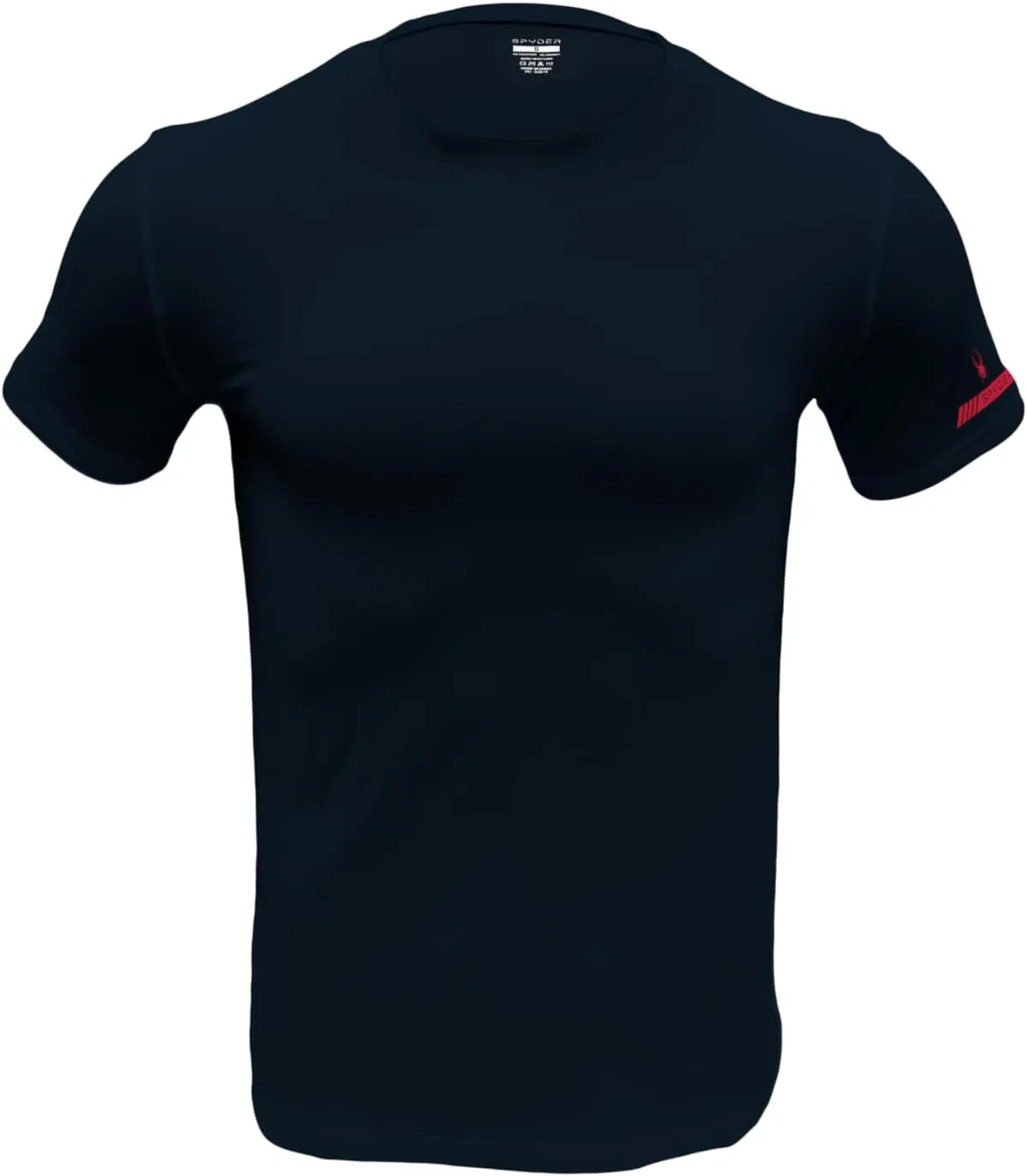 Spyder Mens Performance Moisture Wicking Crew Neck Undershirts/Ultra Soft Stretch Sports T-Shirt