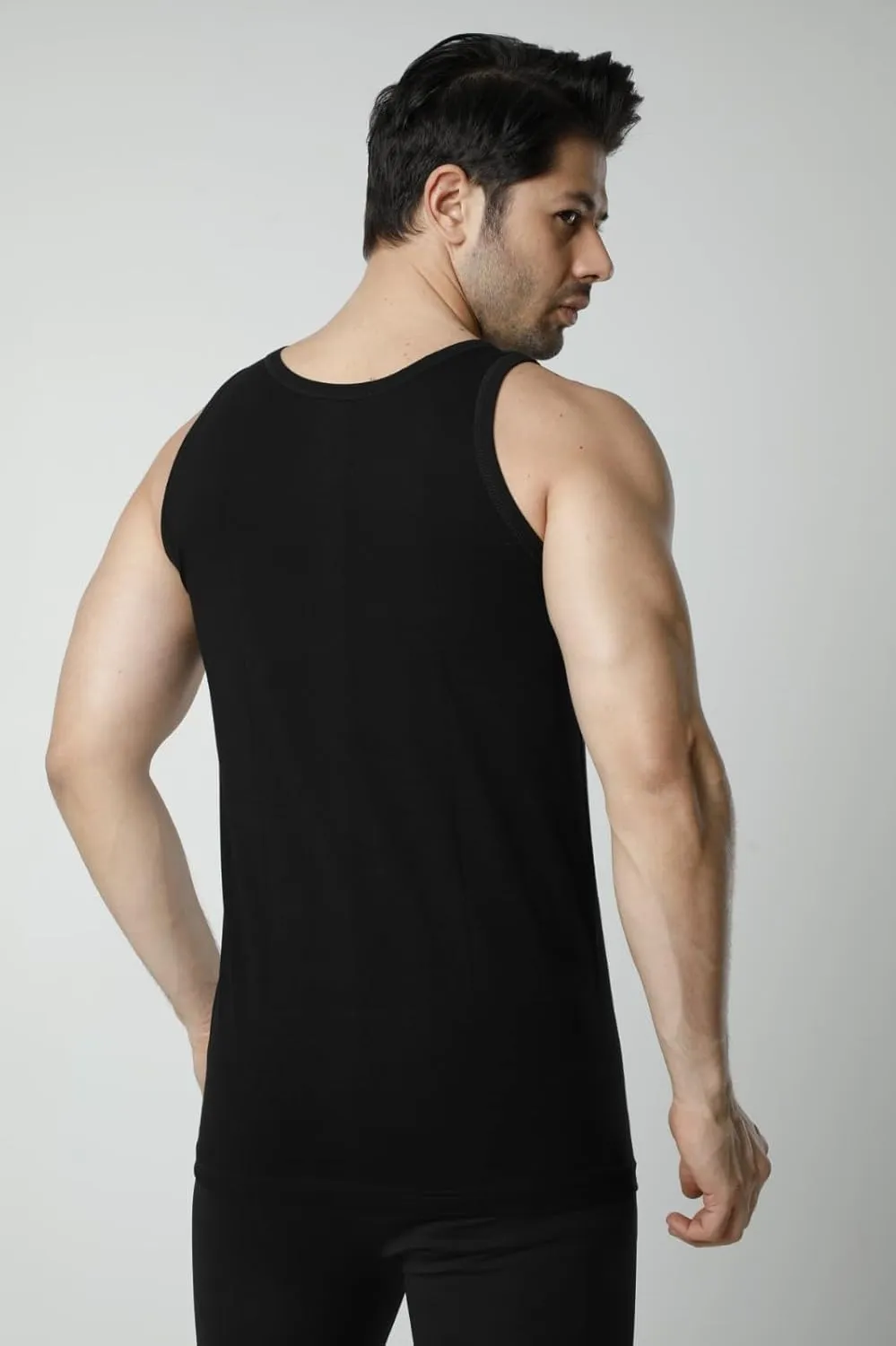 Tank Tops Men Mens Undershirts 100% All Cotton Soft Classic Fit White Black