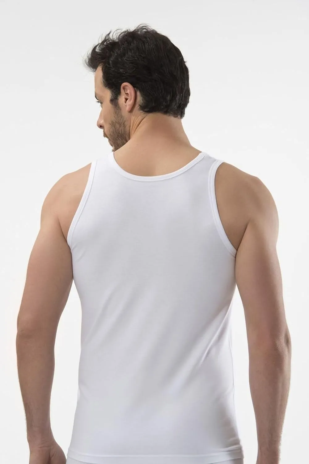 Tank Tops Men Mens Undershirts 100% All Cotton Soft Classic Fit White Black