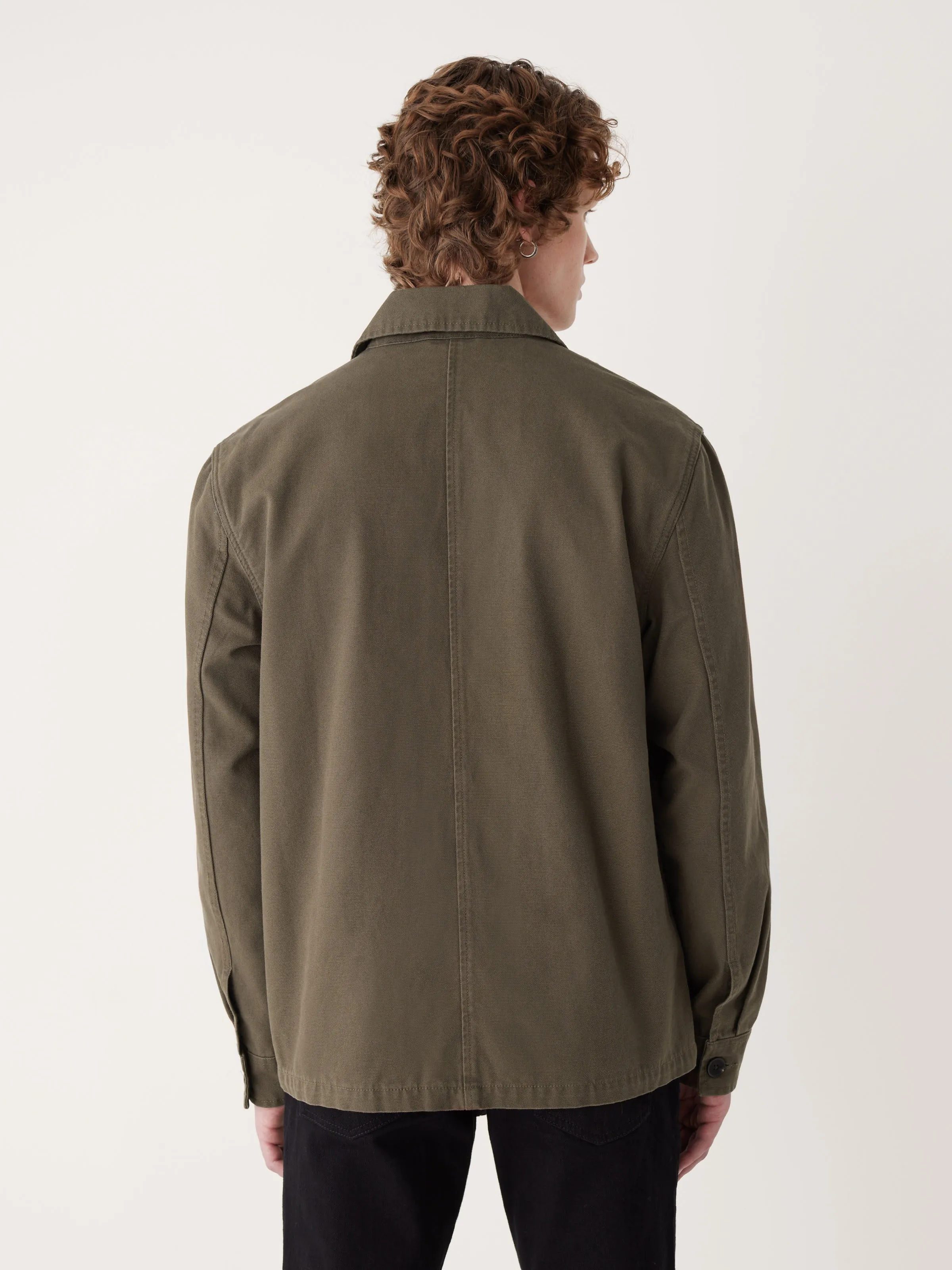The Chore Overshirt in Dark Taupe