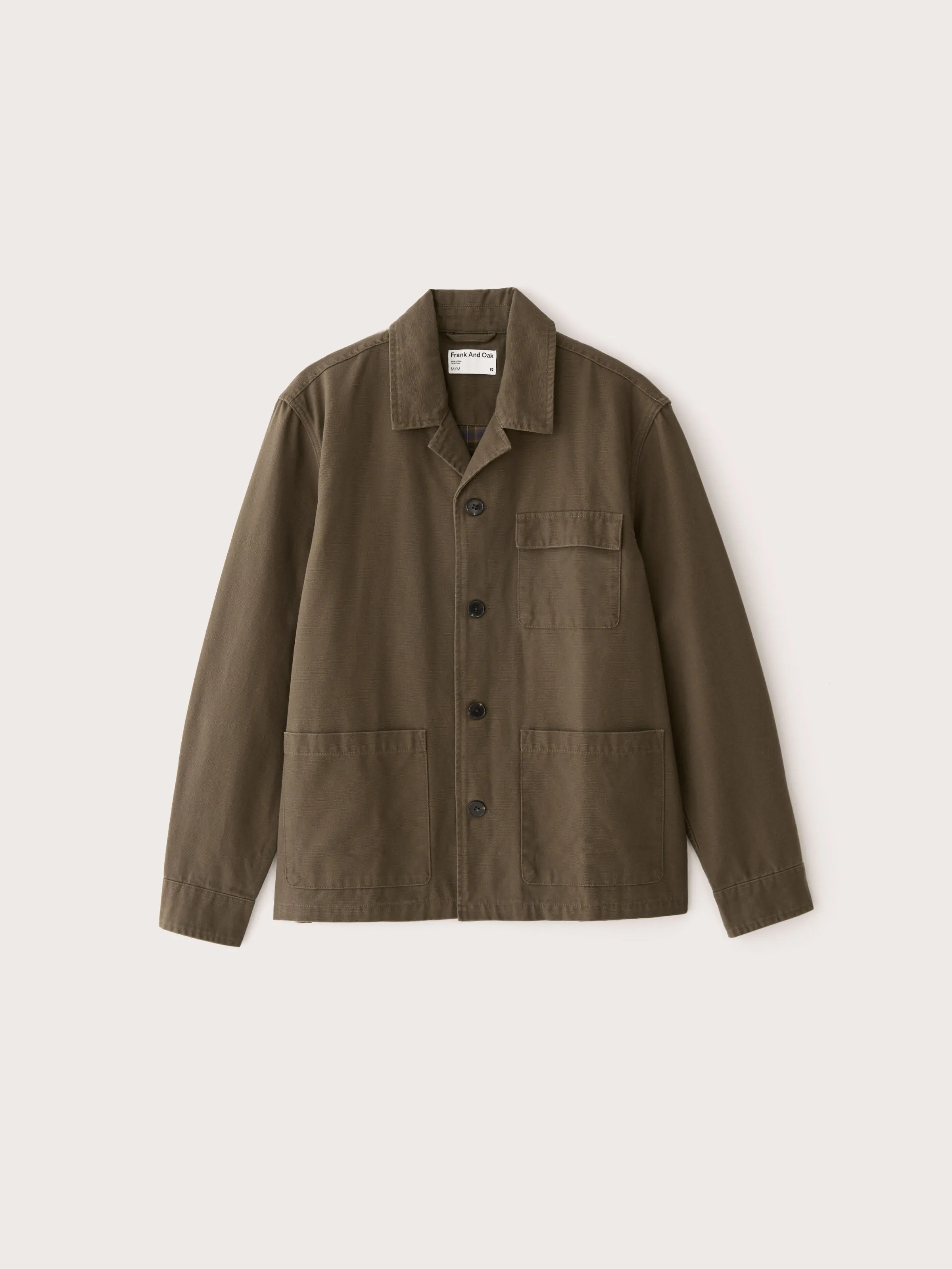 The Chore Overshirt in Dark Taupe