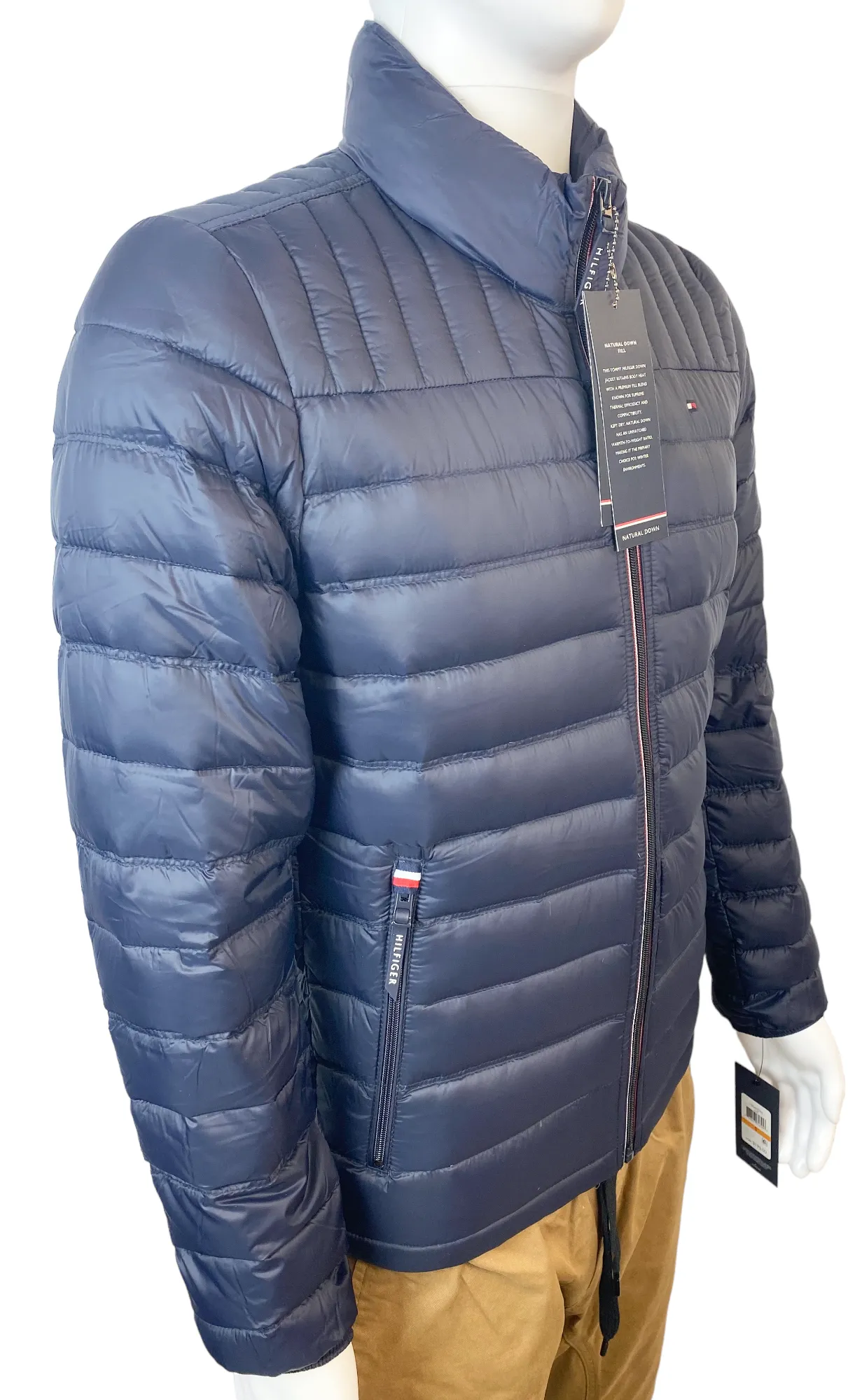 Tommy Hilfiger Mens Down Quilted Packable Puffer Jacket - 158AN296