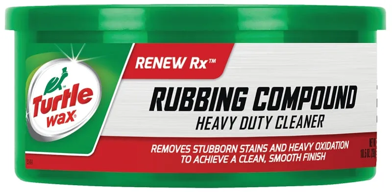 Turtle Wax T-230A Rubbing Compound, 10.5 oz, Paste :EA: QUANTITY: 1