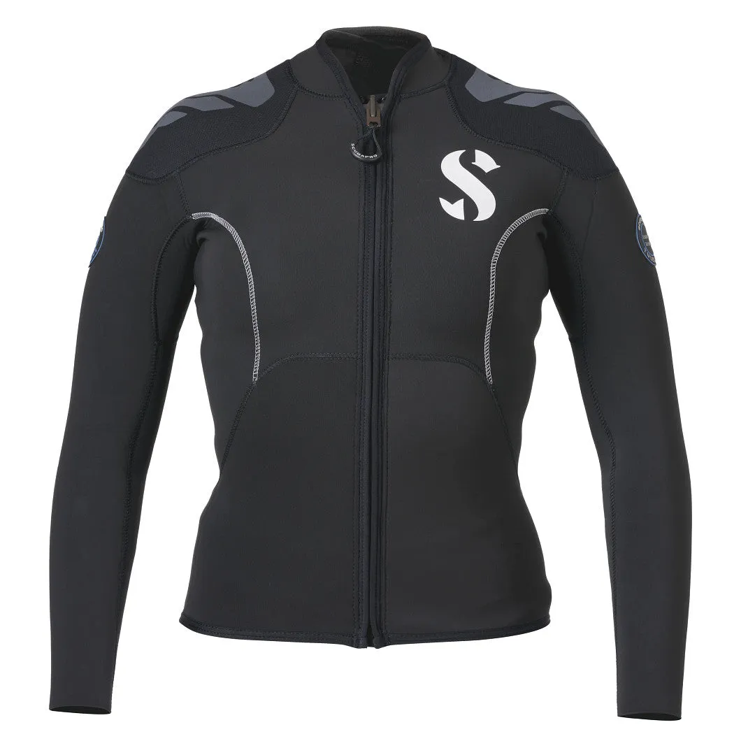 Used Scubapro Everflex Yulex Hoodless Vest 3mm Long Sleeve Women's