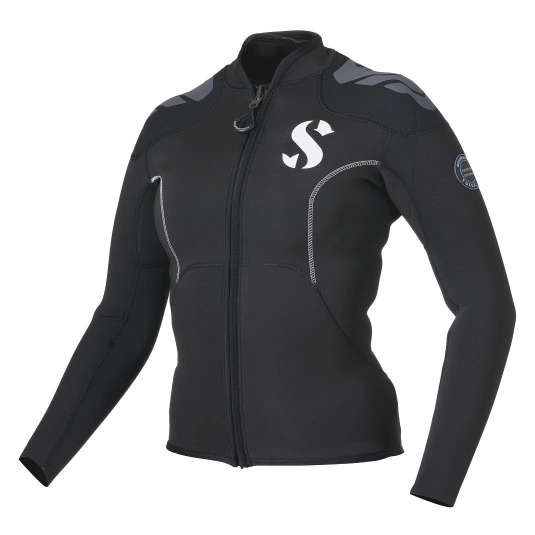 Used Scubapro Everflex Yulex Hoodless Vest 3mm Long Sleeve Women's