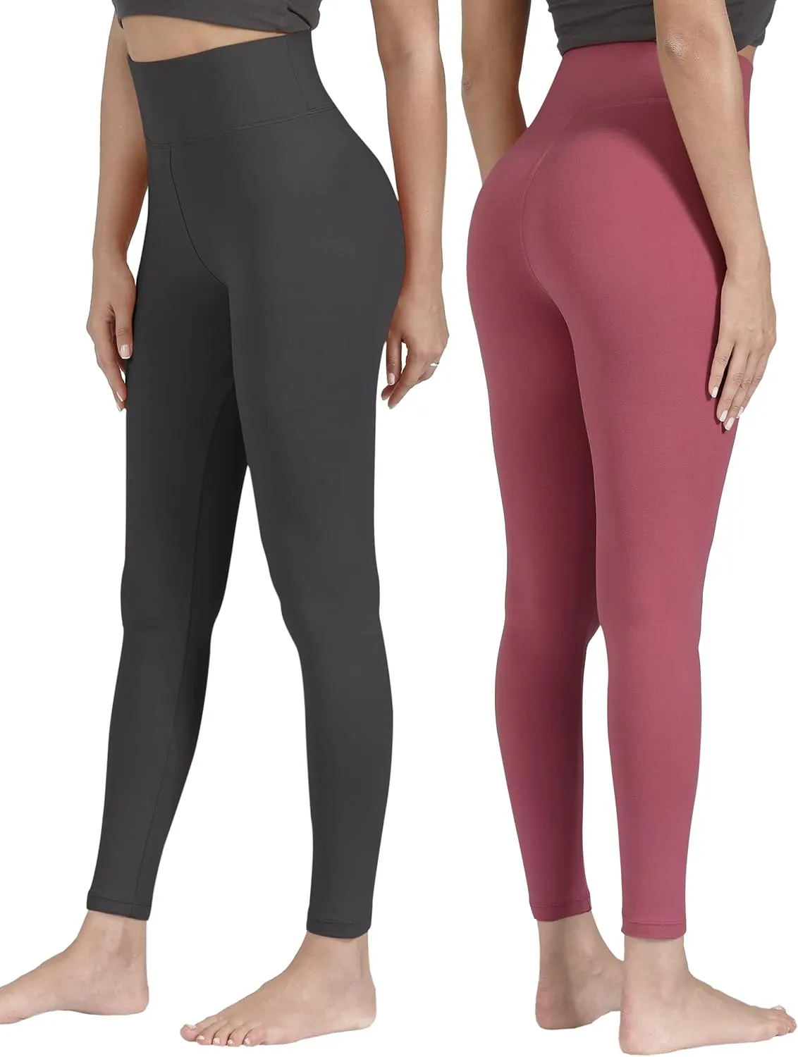VALANDY High Waisted Leggings for Women Buttery Soft Stretchy Tummy Control Workout Yoga Running Pants One&Plus Size