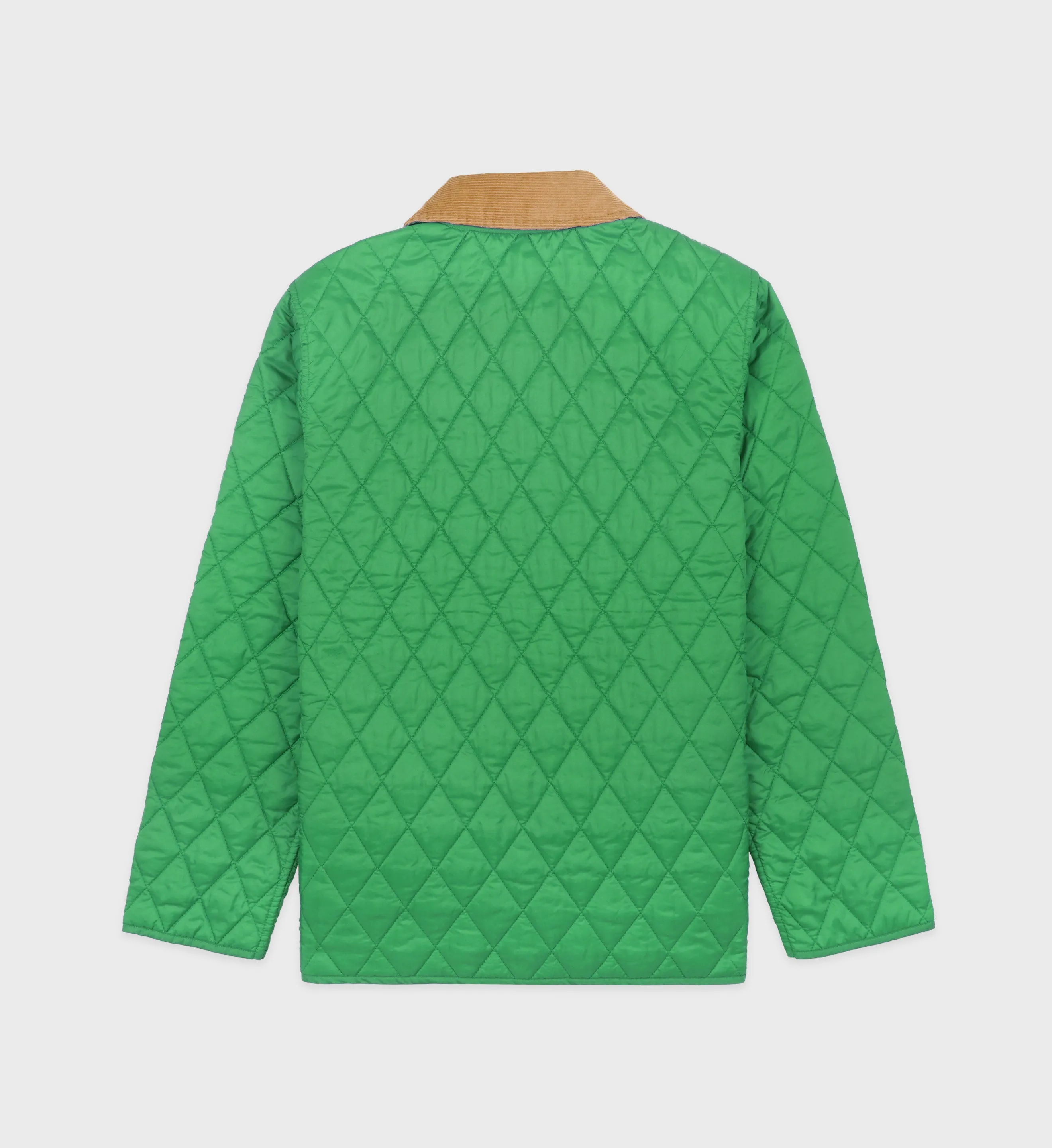 Vendome Quilted Jacket - Verde/Tan