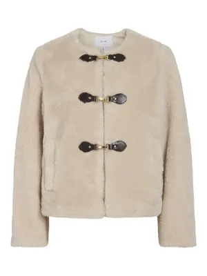 Vila Womens Shup L/S Short Jacket Birch