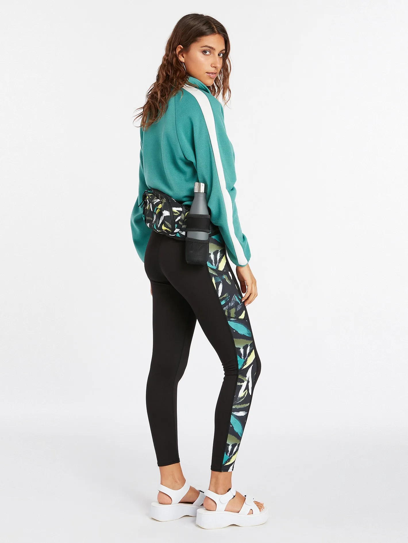 Way Stacked Mock Neck - Jade