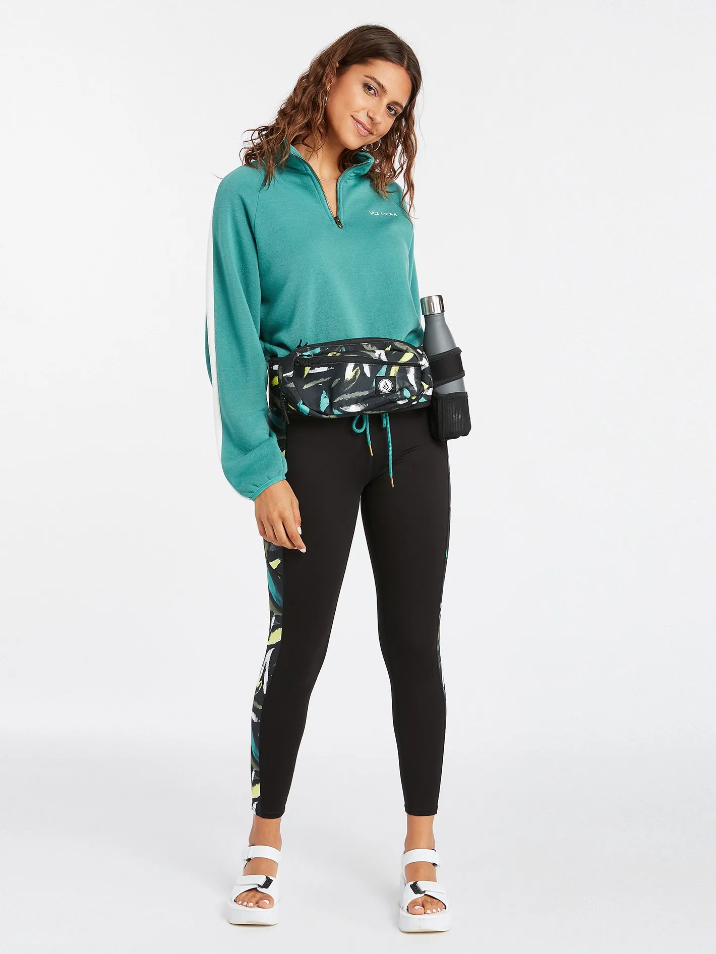 Way Stacked Mock Neck - Jade