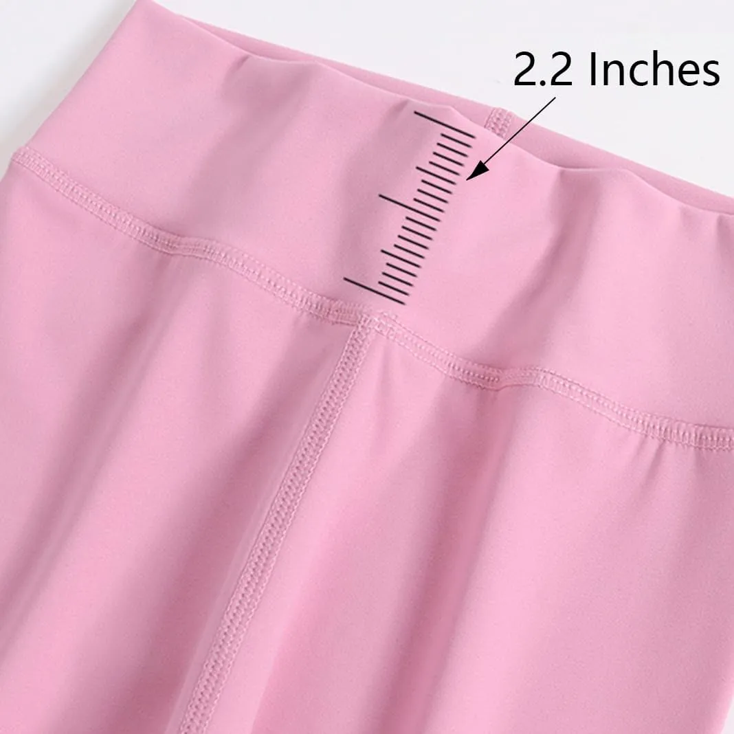 WEONEDREAM Girls Stretchy Leggings Toddler Girls Long Pants Spandex Leggings for Athletic Yoga Biking Dance