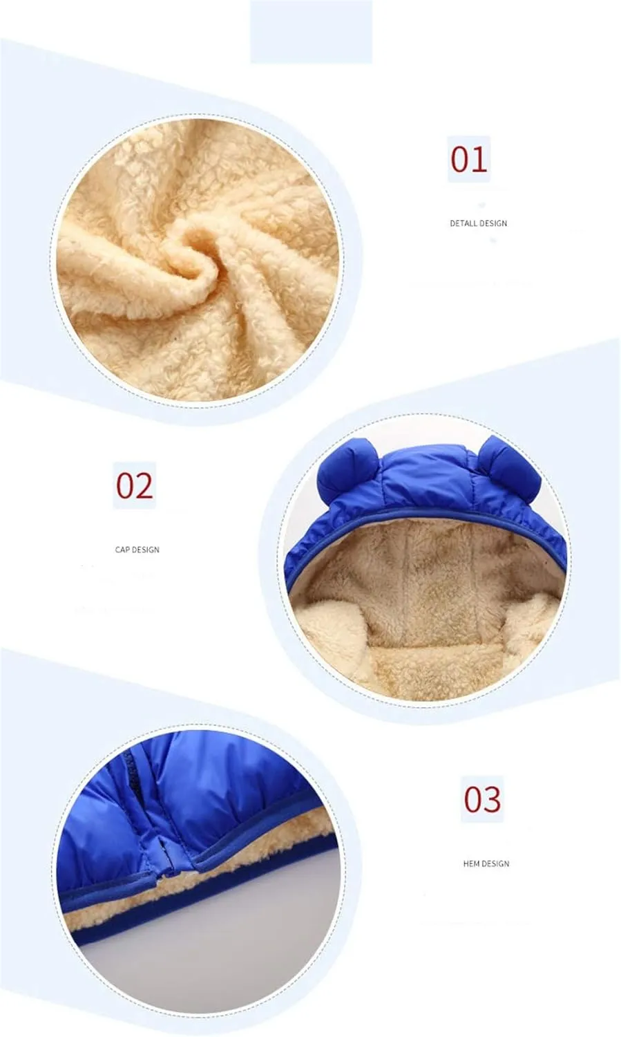 Winter Coats for Toddler Kids Baby Boys Girls Padded Light Puffer Jacket Outerwear Infant Down Jacket with Hoods