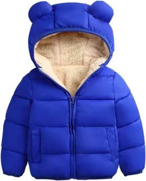 Winter Coats for Toddler Kids Baby Boys Girls Padded Light Puffer Jacket Outerwear Infant Down Jacket with Hoods