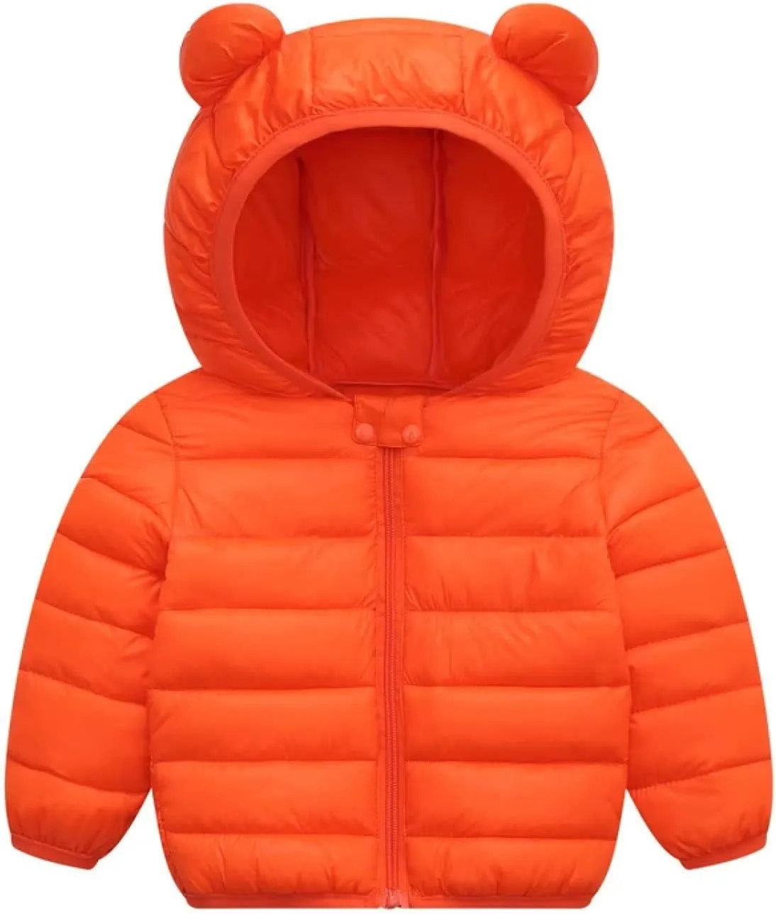 Winter Coats Puffer Padded Jacket for Toddler Boys Girls Kids Light Outwear Cute Bear Ears with Hoods Clothing