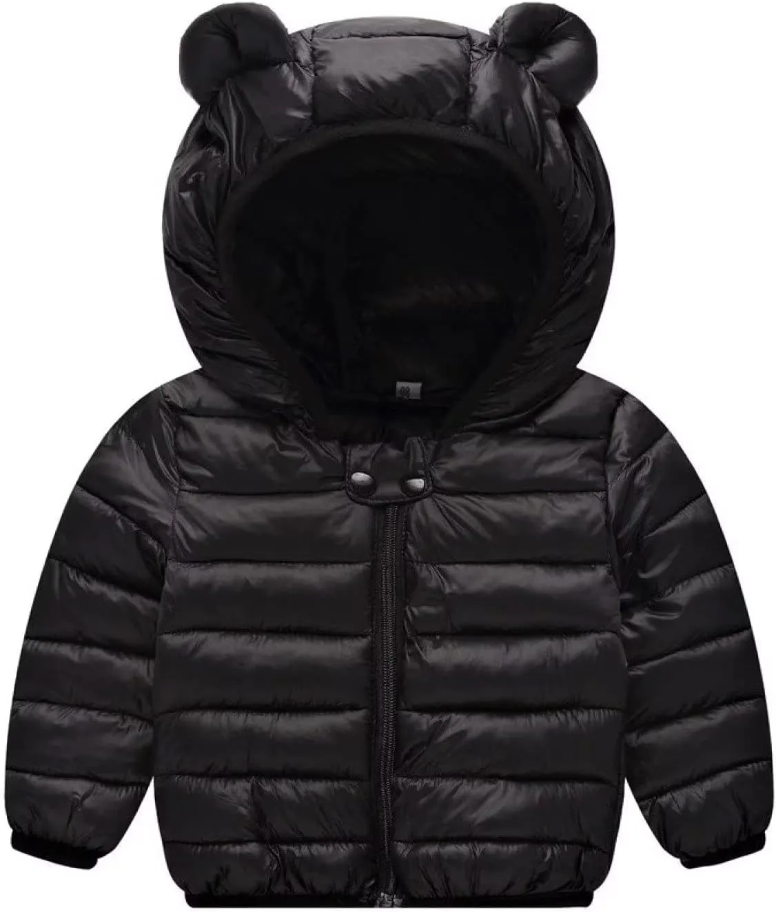 Winter Coats Puffer Padded Jacket for Toddler Boys Girls Kids Light Outwear Cute Bear Ears with Hoods Clothing