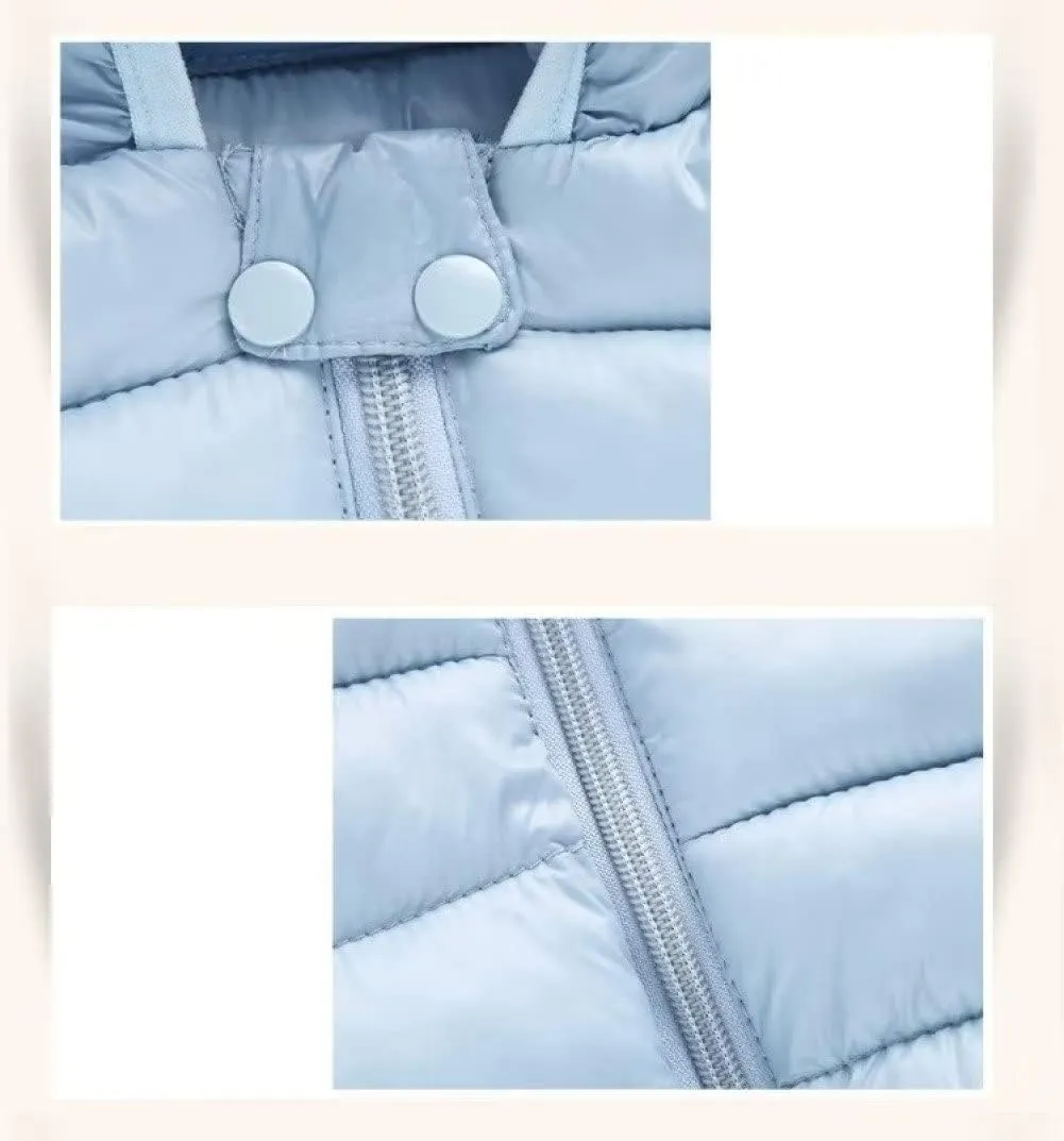 Winter Coats Puffer Padded Jacket for Toddler Boys Girls Kids Light Outwear Cute Bear Ears with Hoods Clothing