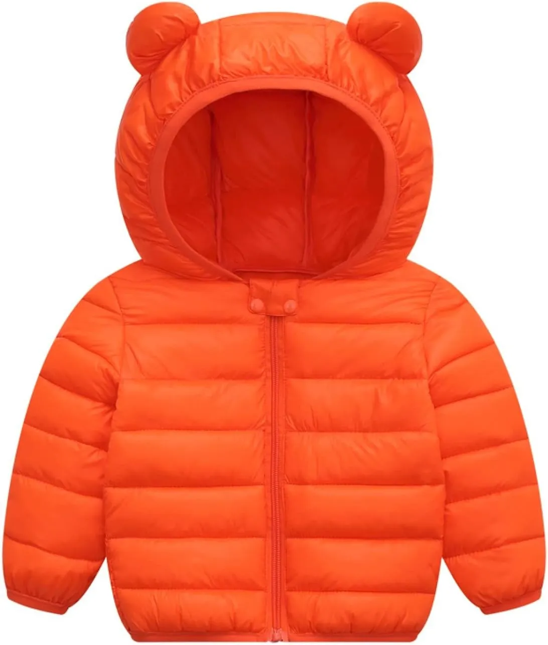 Winter Coats Puffer Padded Jacket for Toddler Boys Girls Kids Light Outwear Cute Bear Ears with Hoods Clothing