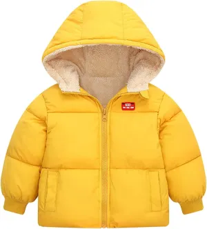 Winter Down Coats for Kids Baby Boys Girls Light Puffer Padded Jacket with Hooded Toddler Outerwear