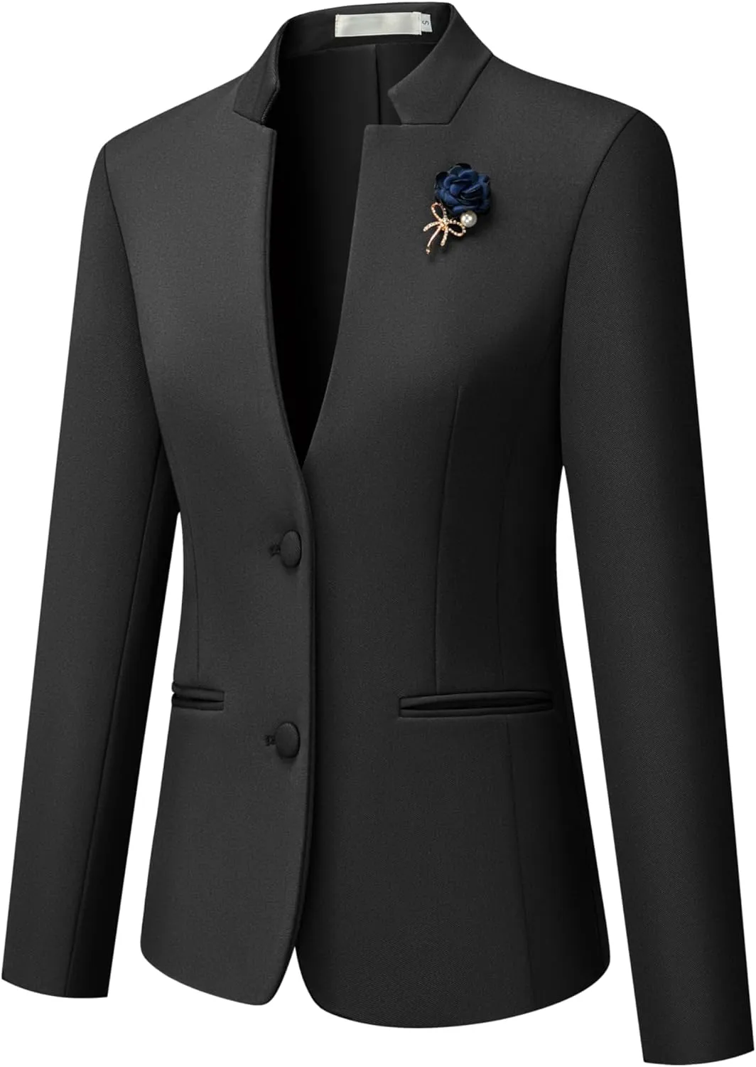 Women's 2 Piece Suit Skirt Set Business Office Work Blazer Jackets and Pencil Skirt with Slit