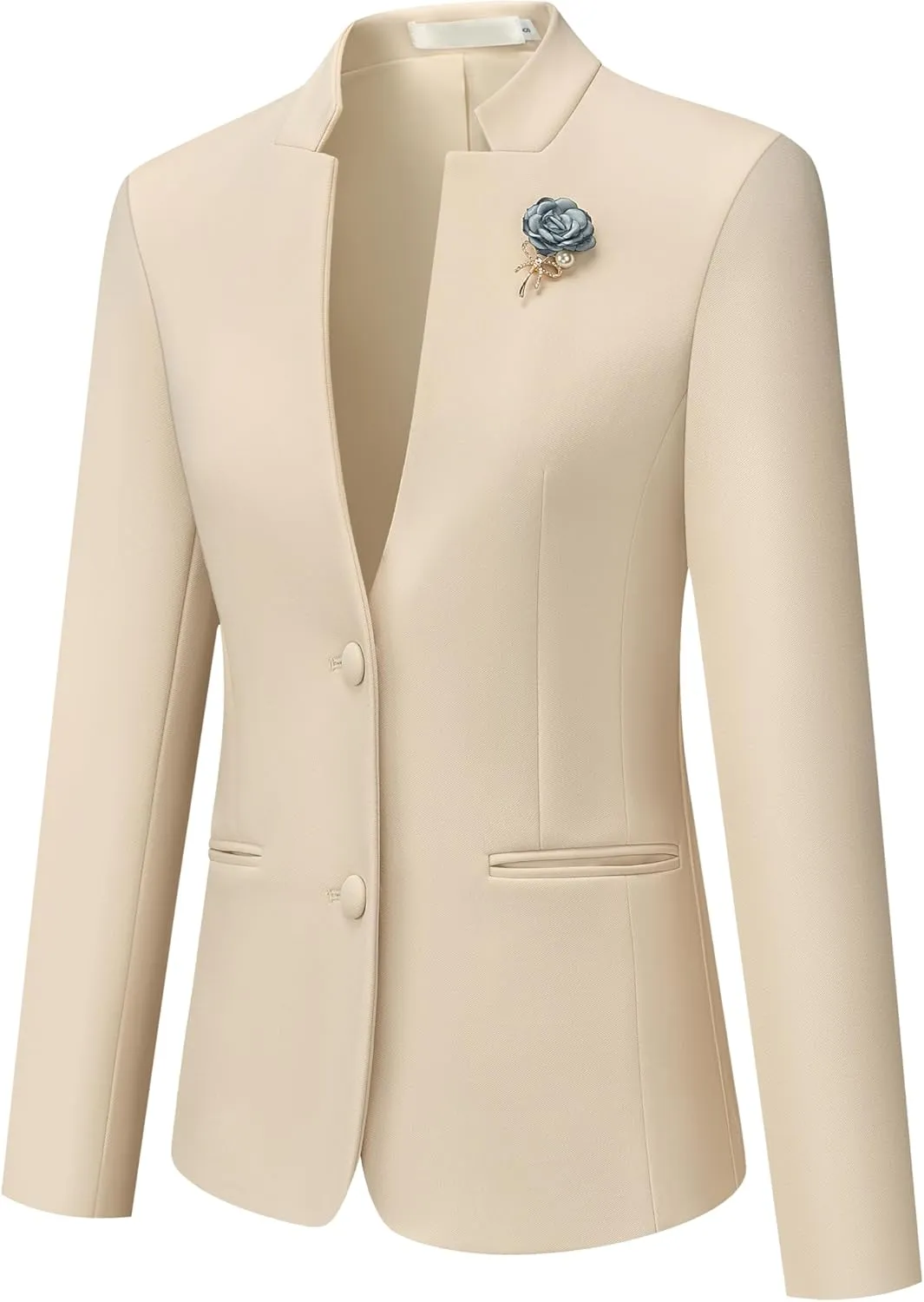 Women's 2 Piece Suit Skirt Set Business Office Work Blazer Jackets and Pencil Skirt with Slit