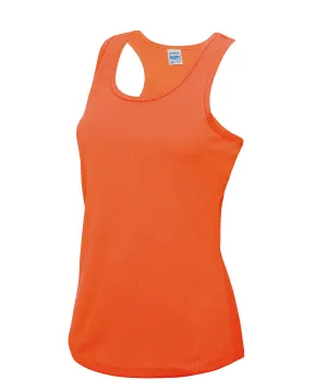 Womens cool vest | Electric Orange