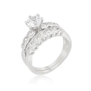 Women's Graduated Wedding Ring Set