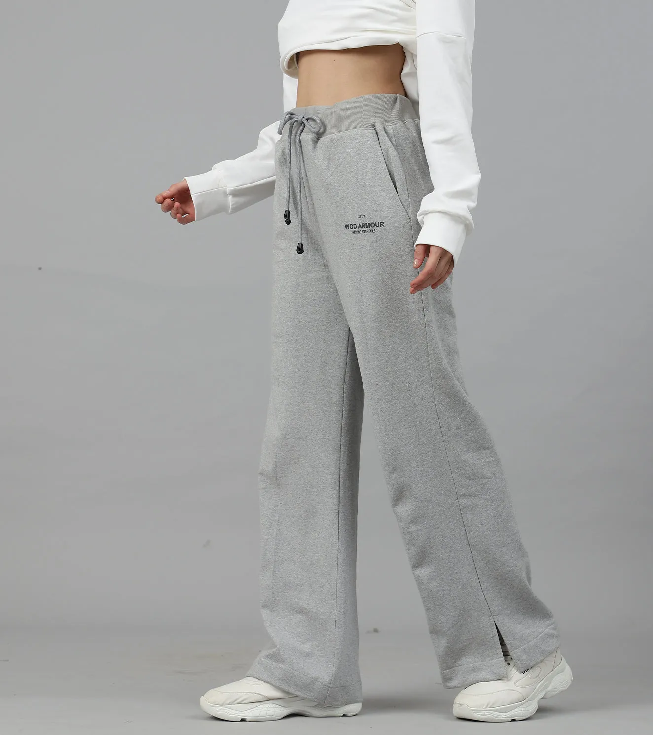Women's Serenity Boot Cut Track Pants (grey )