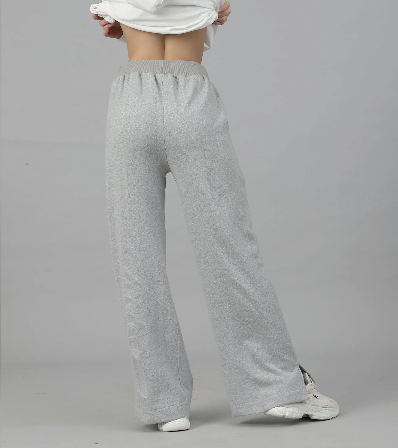 Women's Serenity Boot Cut Track Pants (grey )