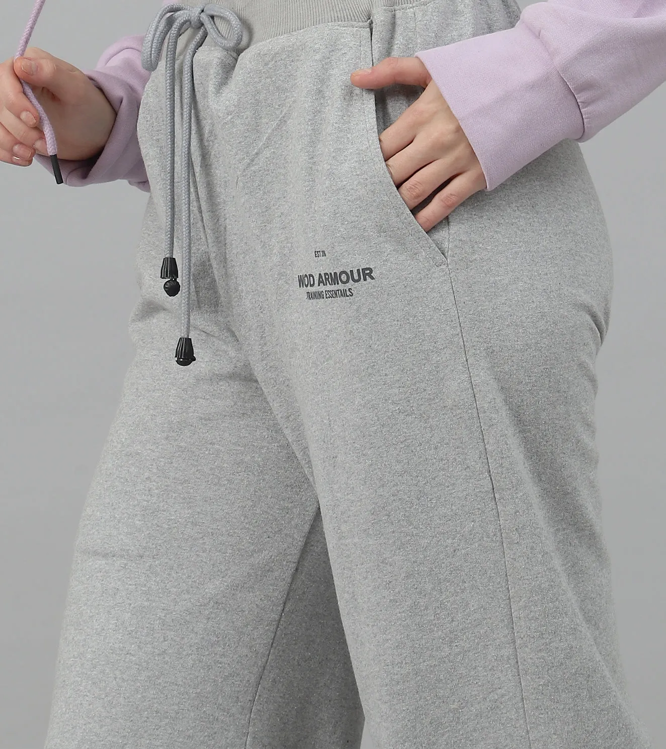Women's Serenity Boot Cut Track Pants (grey )