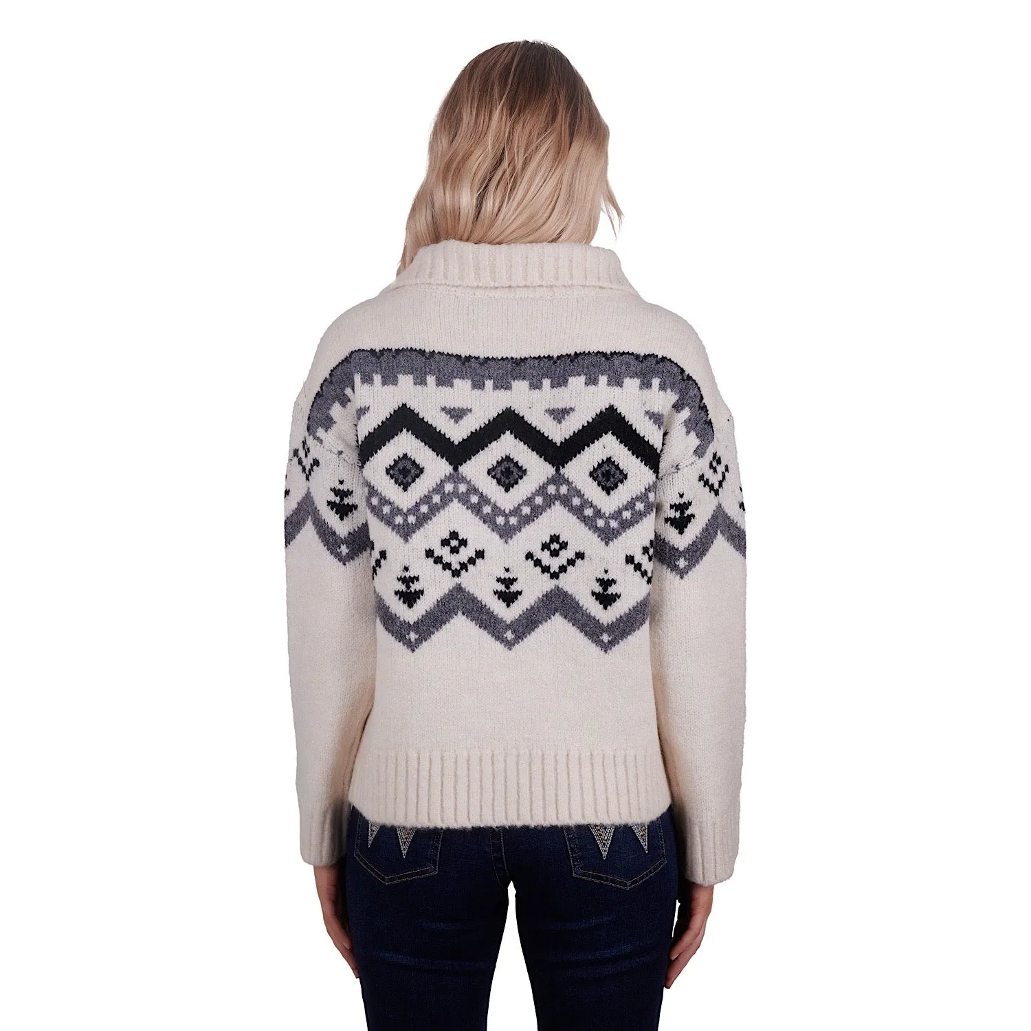 Wrangler Womens Lexi Knitted Pullover Cream
