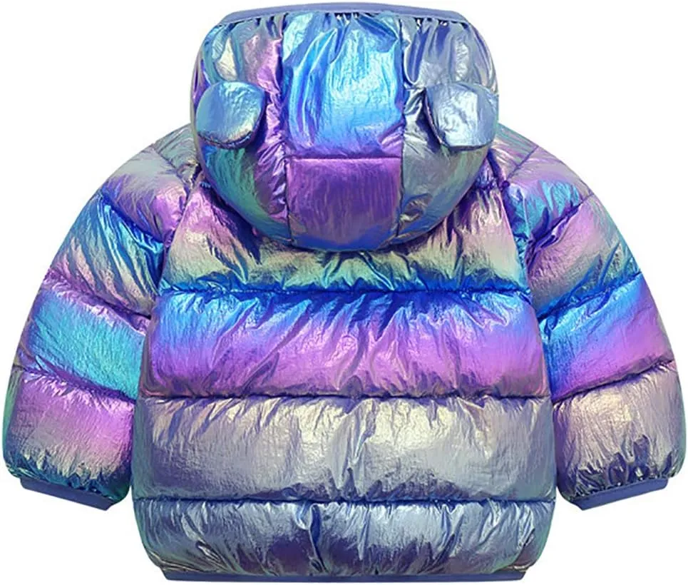 WUSENST Baby Boys Girls Winter Coats Hoods Light Puffer Down Jacket Outwear